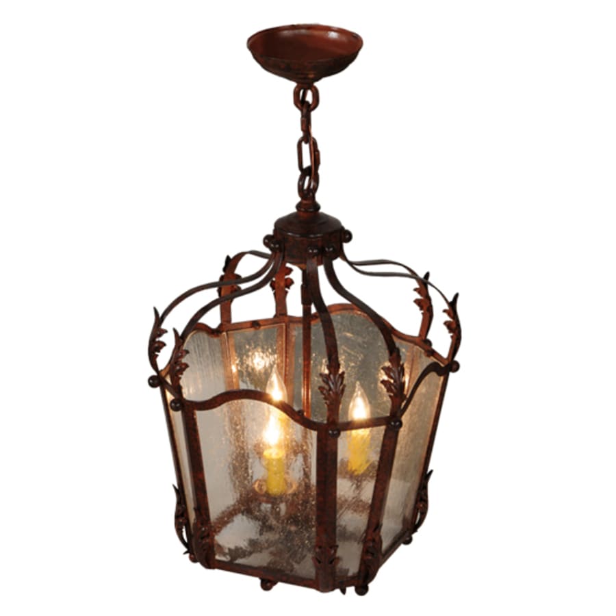 Meyda Tiffany Citadel 3 Light 12" Wide Taper Candle Pendant
