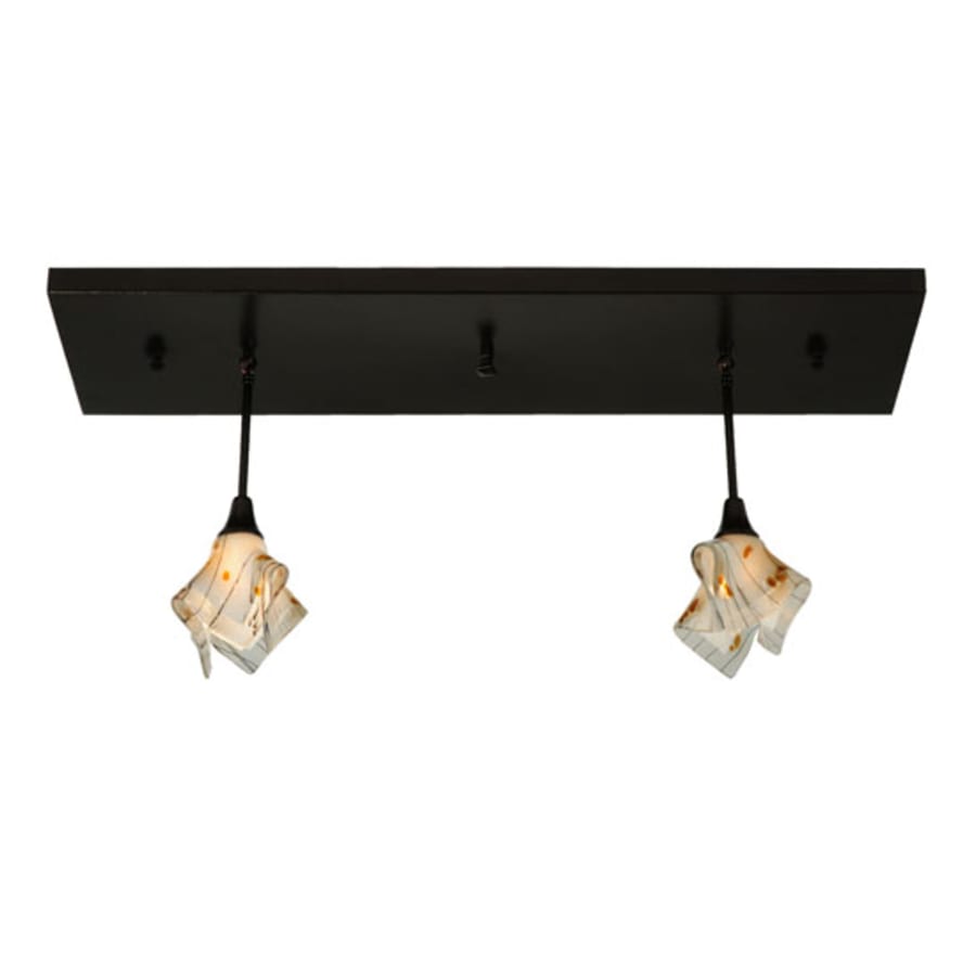 Meyda Tiffany Metro 2 Light 14" Wide Abstract Multi Light Pendant