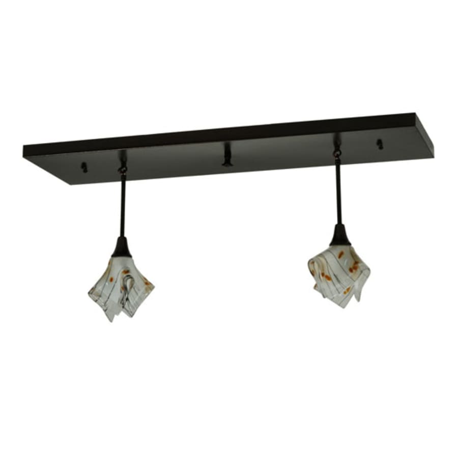 Meyda Tiffany Metro 2 Light 14" Wide Abstract Multi Light Pendant