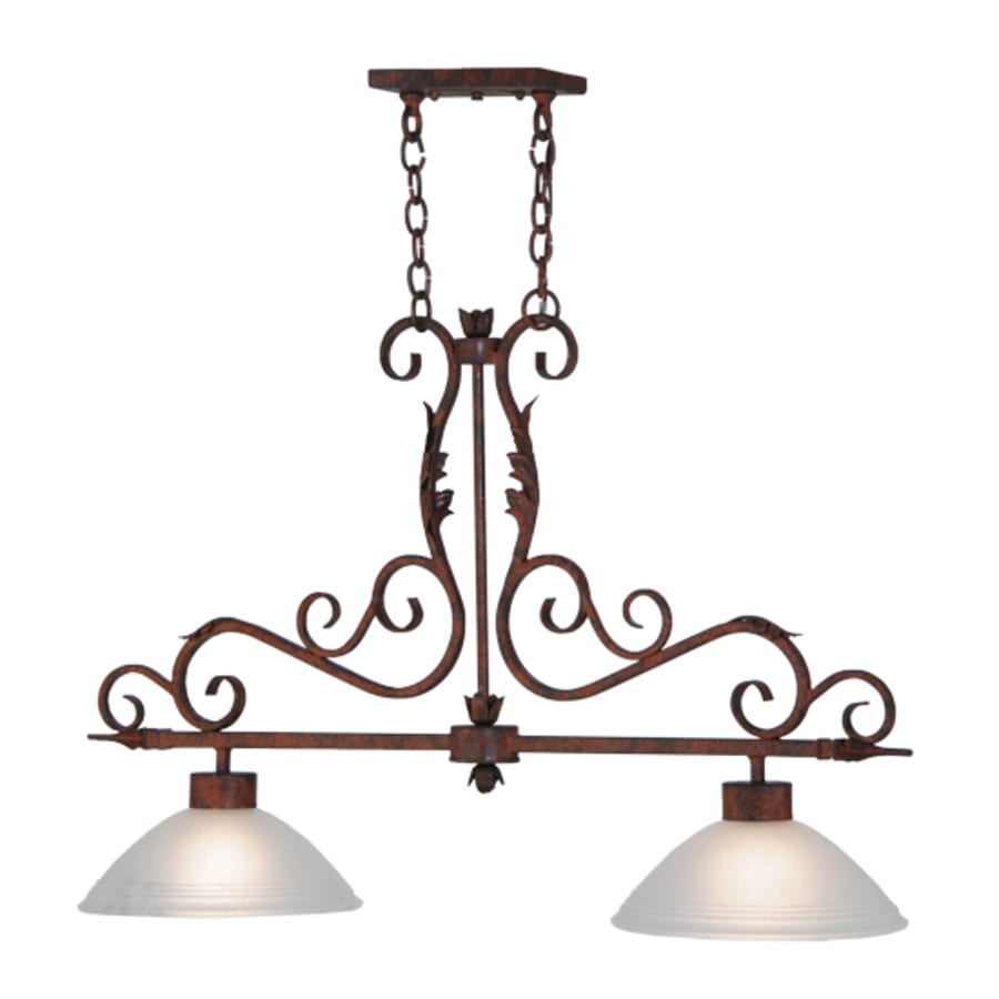 Meyda Tiffany Zamora 2 Light 40" Wide Linear Pendant