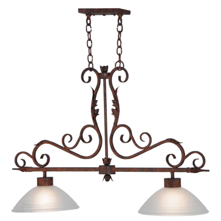 Meyda Tiffany Zamora 2 Light 40" Wide Linear Pendant