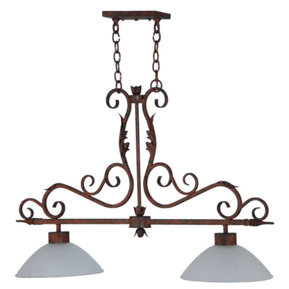 Meyda Tiffany Zamora 2 Light 40" Wide Linear Pendant