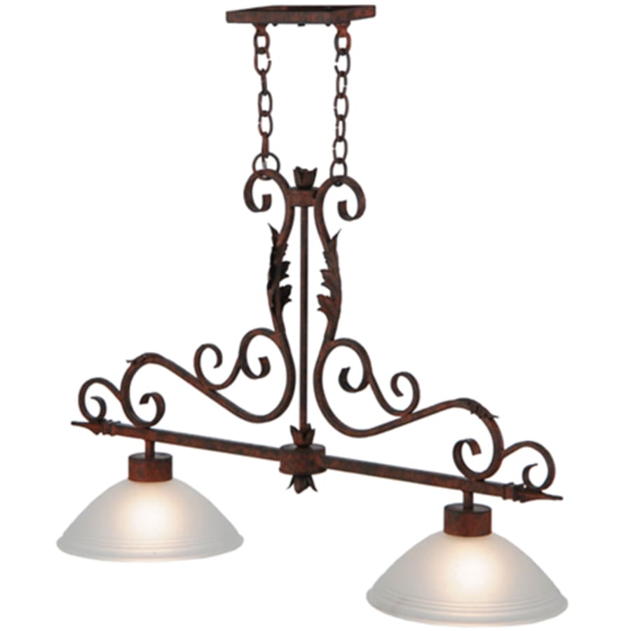 Meyda Tiffany Zamora 2 Light 40" Wide Linear Pendant