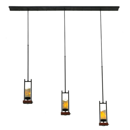 Meyda Tiffany Grand Terrace 3 Light 6" Wide Pillar Candle Multi Light Pendant