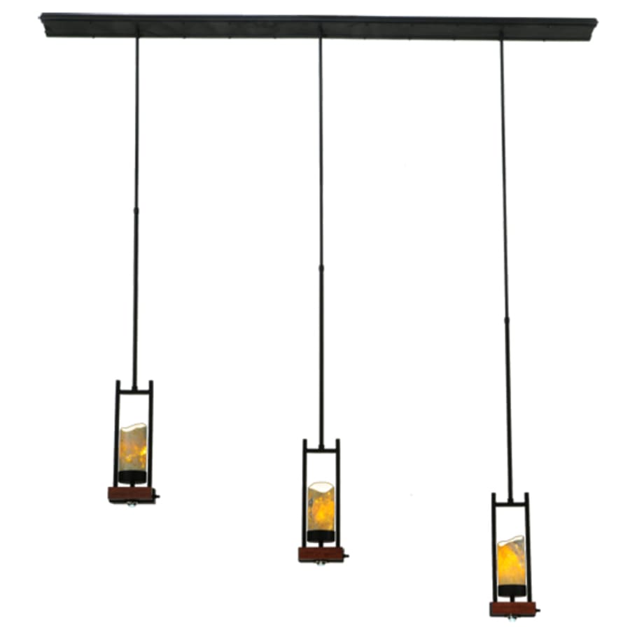Meyda Tiffany Grand Terrace 3 Light 6" Wide Pillar Candle Multi Light Pendant