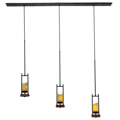 Meyda Tiffany Grand Terrace 3 Light 6" Wide Pillar Candle Multi Light Pendant