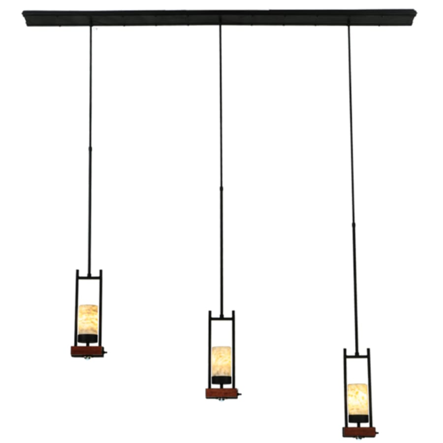Meyda Tiffany Grand Terrace 3 Light 6" Wide Pillar Candle Multi Light Pendant