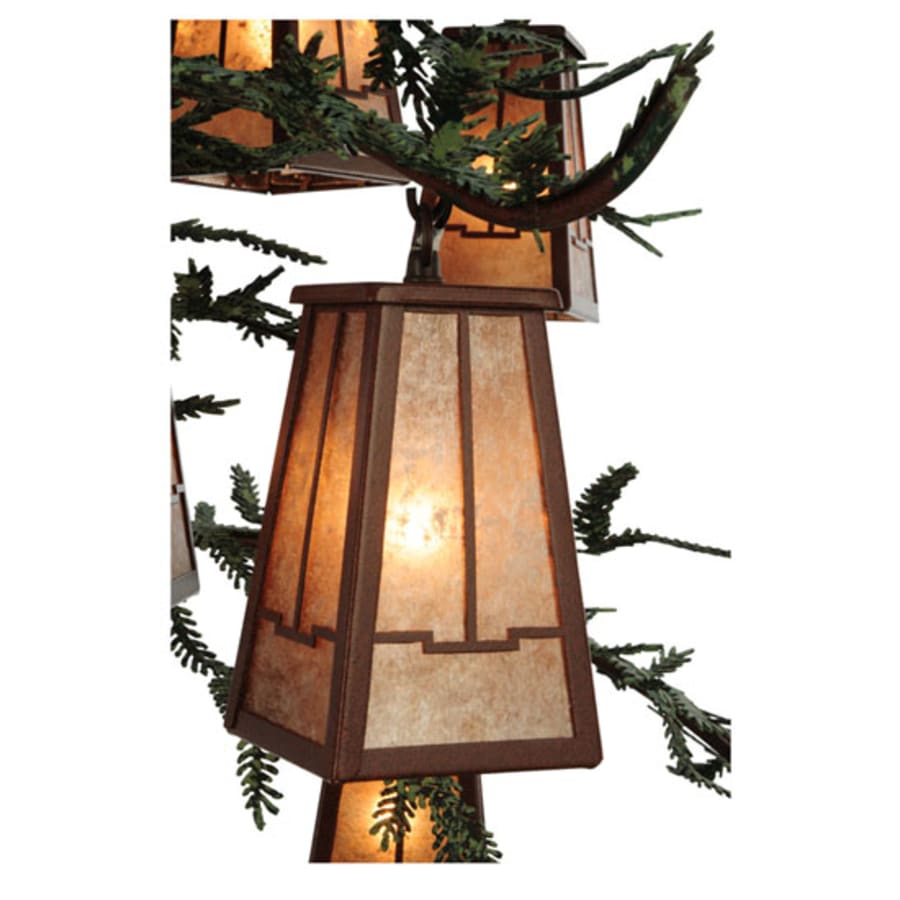 Meyda Tiffany Pine Branch Valley View 12 Light 54" Wide Chandelier