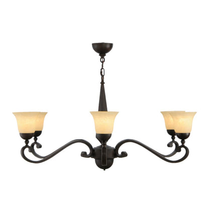 Meyda Tiffany Muirfield 6 Light 44" Wide Chandelier