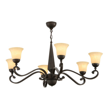 Meyda Tiffany Muirfield 6 Light 44" Wide Chandelier
