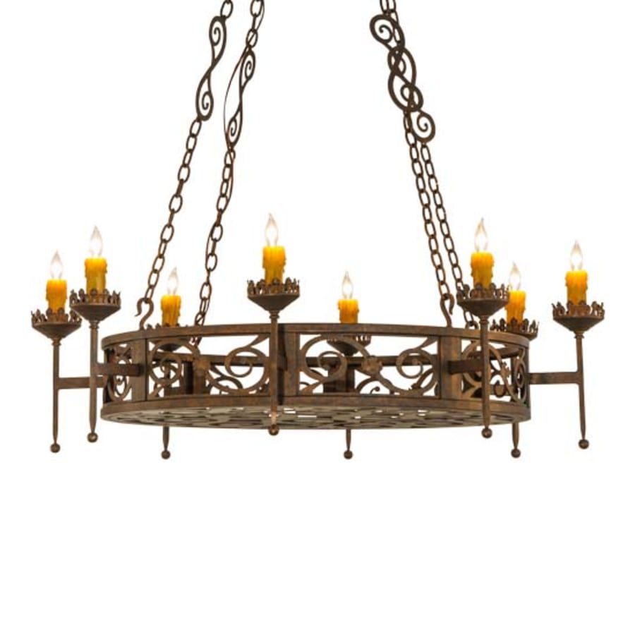 Meyda Tiffany Majella 8 Light 48" Wide Taper Candle Style Chandelier