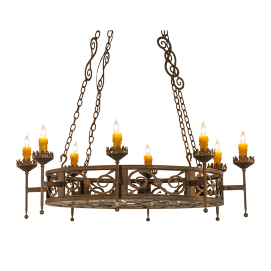 Meyda Tiffany Majella 8 Light 48" Wide Taper Candle Style Chandelier