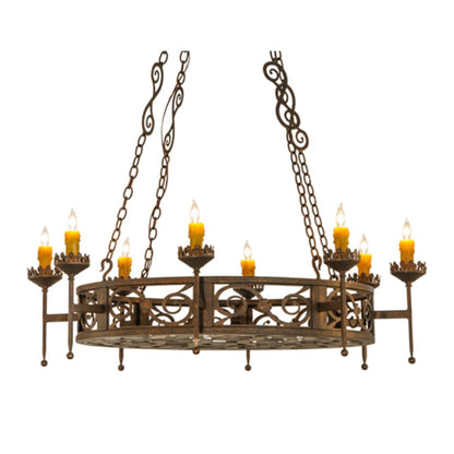 Meyda Tiffany Majella 8 Light 48" Wide Taper Candle Style Chandelier