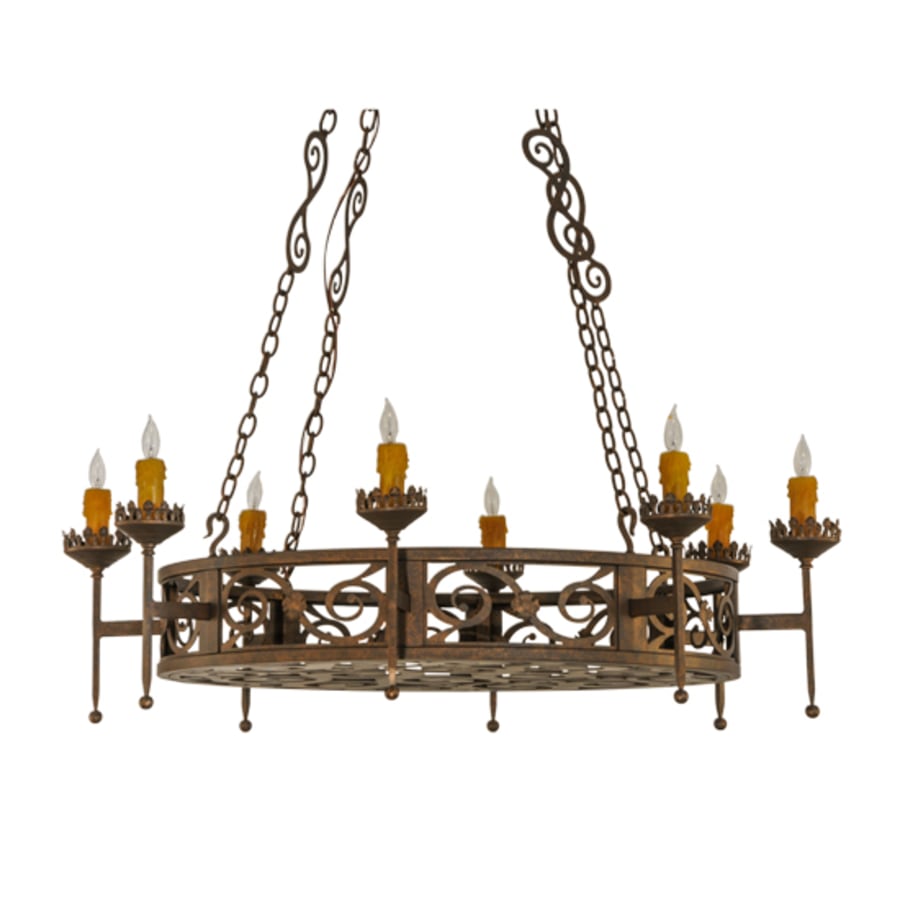 Meyda Tiffany Majella 8 Light 48" Wide Taper Candle Style Chandelier