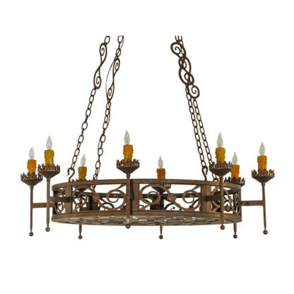 Meyda Tiffany Majella 8 Light 48" Wide Taper Candle Style Chandelier