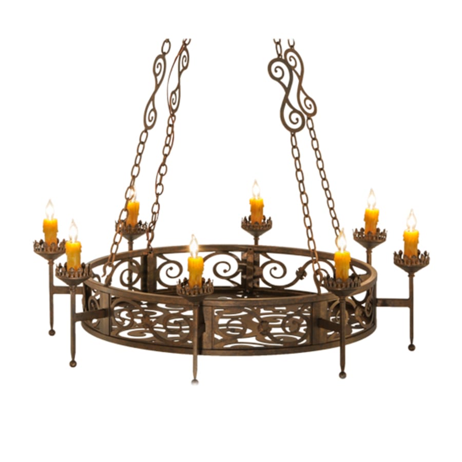 Meyda Tiffany Majella 8 Light 48" Wide Taper Candle Style Chandelier