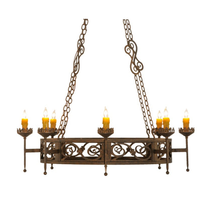 Meyda Tiffany Majella 8 Light 48" Wide Taper Candle Style Chandelier