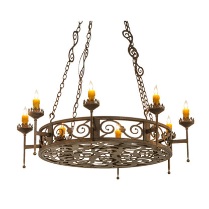 Meyda Tiffany Majella 8 Light 48" Wide Taper Candle Style Chandelier