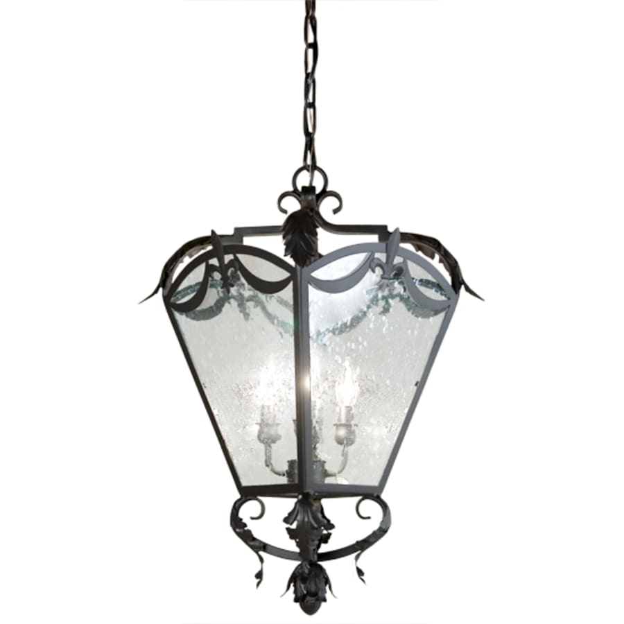 Meyda Tiffany Fleur 4 Light 13" Wide Taper Candle Pendant