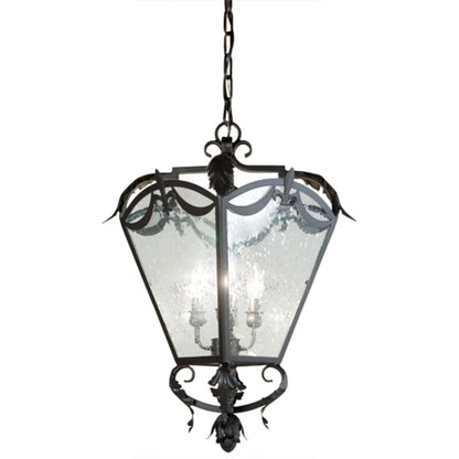 Meyda Tiffany Fleur 4 Light 13" Wide Taper Candle Pendant