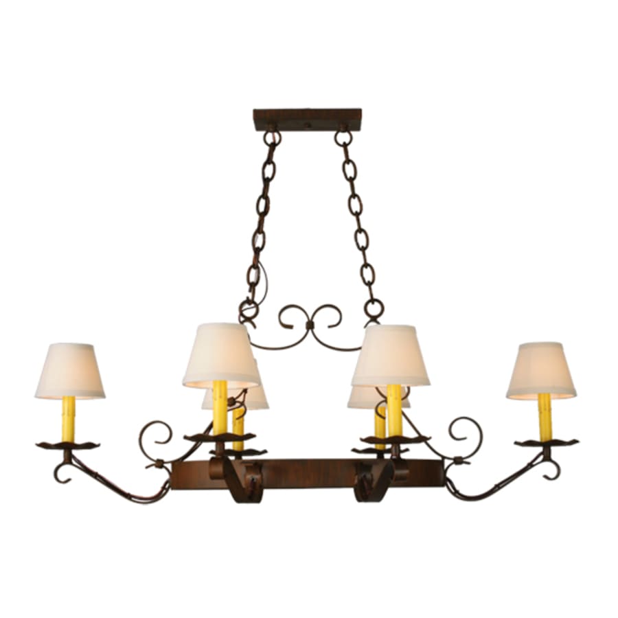 Meyda Tiffany Hand forged 6 Light 32" Wide Ring Chandelier