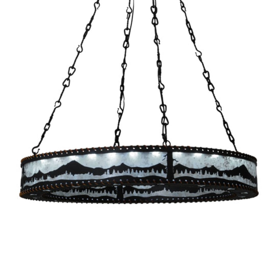 Meyda Tiffany Mountain Range 42" Wide Ring Chandelier
