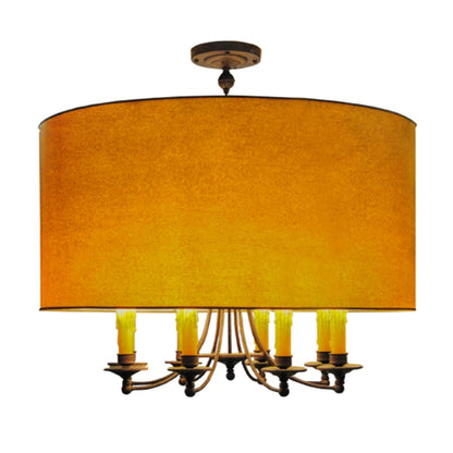 Meyda Tiffany Muirfield 8 Light 42" Wide Taper Candle Pendant