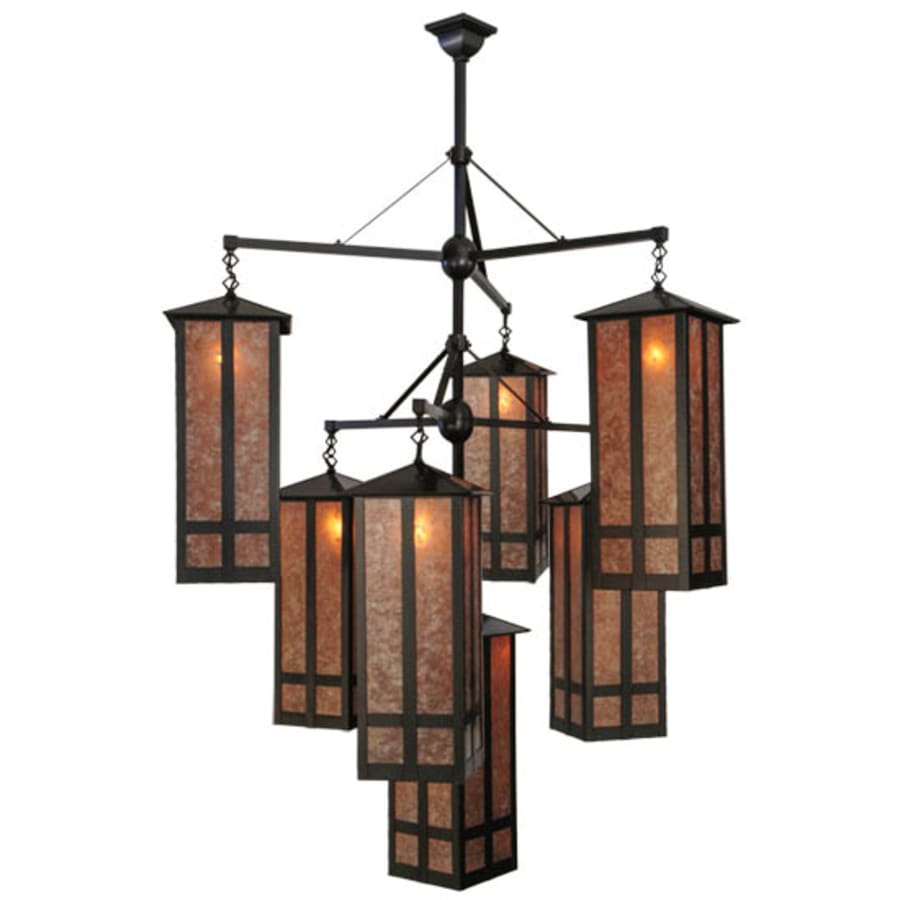 Meyda Tiffany Church 7 Light 47" Wide Chandelier