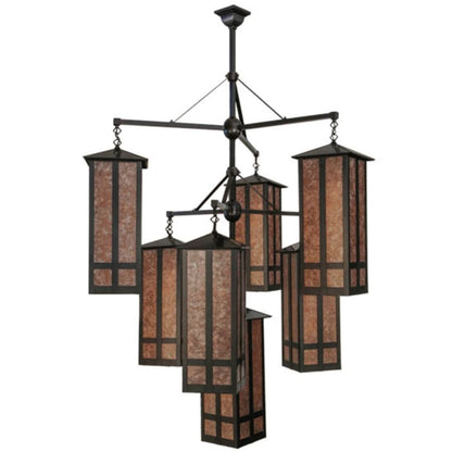 Meyda Tiffany Church 7 Light 47" Wide Chandelier