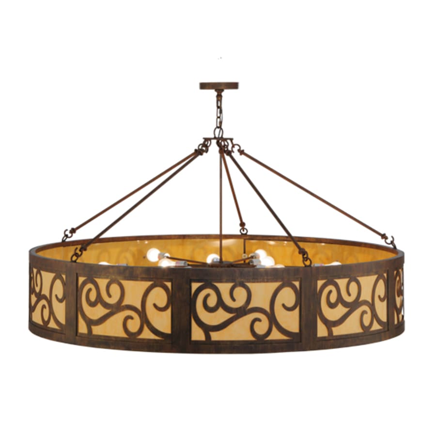 Meyda Tiffany Dean 12 Light 60" Wide Suspension Pendant