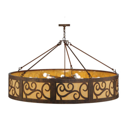 Meyda Tiffany Dean 12 Light 60" Wide Suspension Pendant