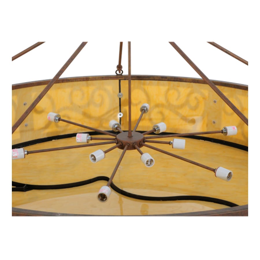 Meyda Tiffany Dean 12 Light 60" Wide Suspension Pendant
