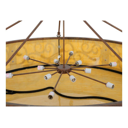 Meyda Tiffany Dean 12 Light 60" Wide Suspension Pendant