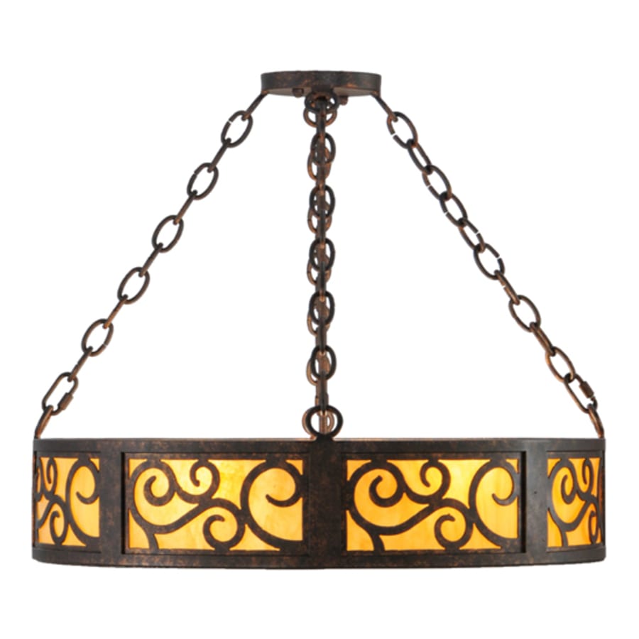 Meyda Tiffany Dean 3 Light 24" Wide Suspension Pendant