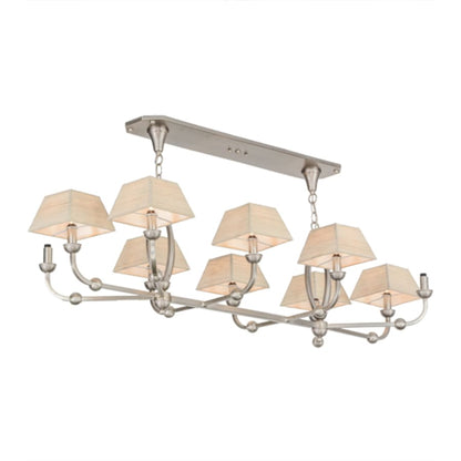 Meyda Tiffany Cesta 10 Light 58" Wide Linear Chandelier