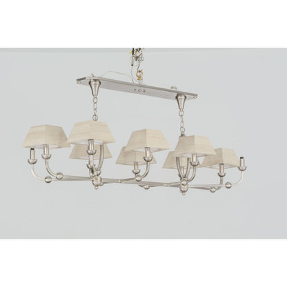 Meyda Tiffany Cesta 10 Light 58" Wide Linear Chandelier