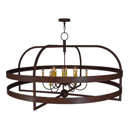 Meyda Tiffany Aldari 12 Light 61" Wide Taper Candle Ring Chandelier