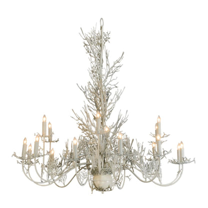 Meyda Tiffany Coral 18 Light 72" Wide Candle Style Chandelier