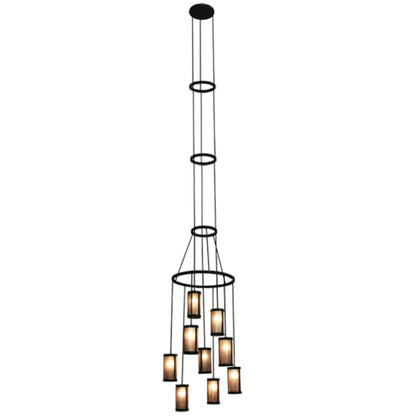 Meyda Tiffany Cartier 9 Light 35" Wide Ring Chandelier