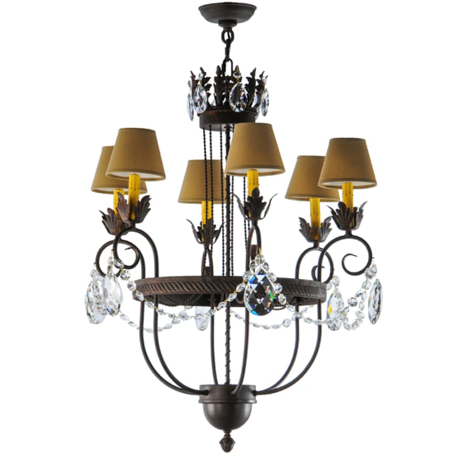 Meyda Tiffany Antonia 6 Light 27" Wide Crystal Chandelier