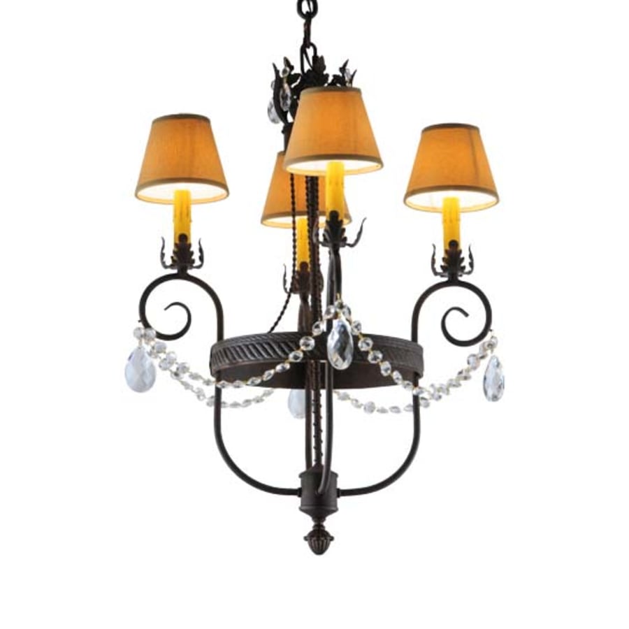Meyda Tiffany Antonia 4 Light 19" Wide Multi Light Pendant