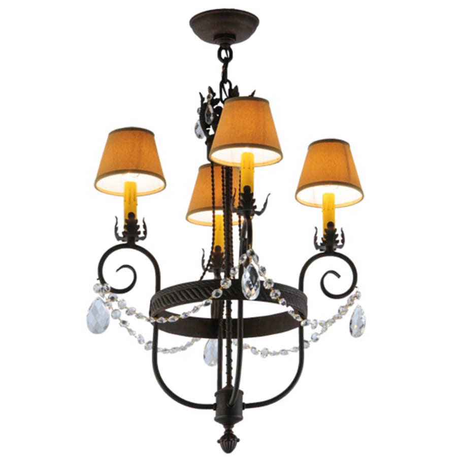 Meyda Tiffany Antonia 4 Light 19" Wide Multi Light Pendant