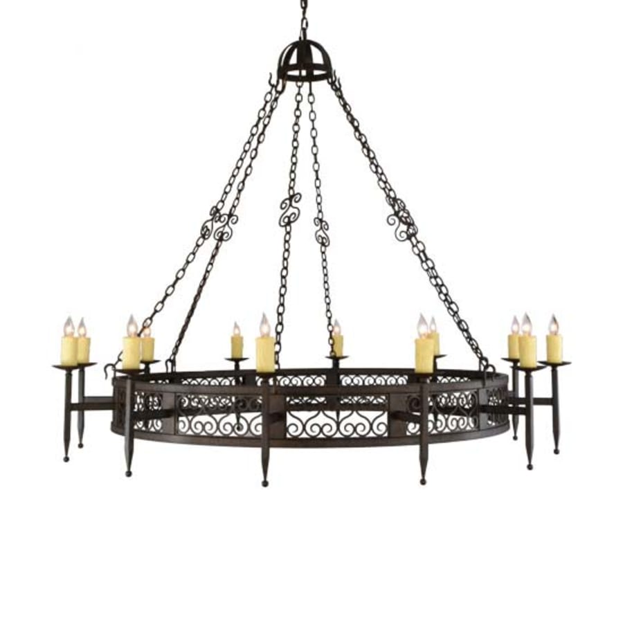 Meyda Tiffany Toscano 12 Light 72" Wide Taper Candle Style Chandelier