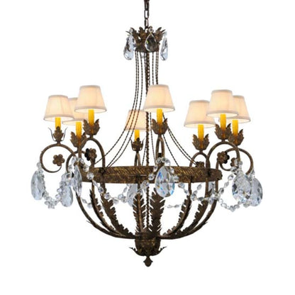 Meyda Tiffany Antonia 8 Light 39" Wide Chandelier