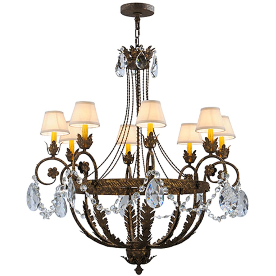 Meyda Tiffany Antonia 8 Light 39" Wide Chandelier