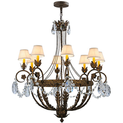 Meyda Tiffany Antonia 8 Light 39" Wide Chandelier