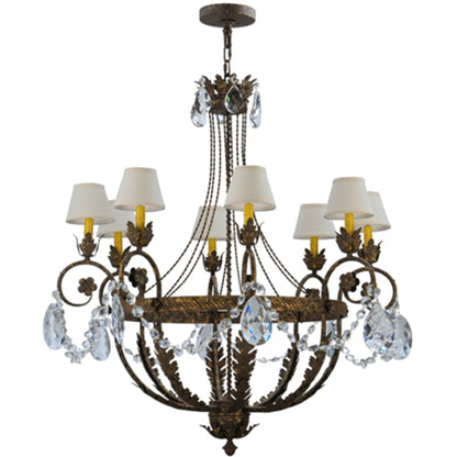 Meyda Tiffany Antonia 8 Light 39" Wide Chandelier