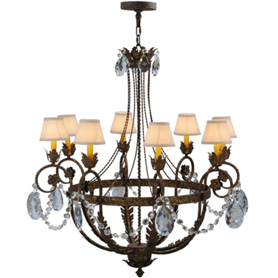 Meyda Tiffany Antonia 8 Light 39" Wide Chandelier