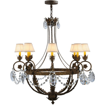 Meyda Tiffany Antonia 8 Light 39" Wide Chandelier