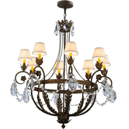 Meyda Tiffany Antonia 8 Light 39" Wide Chandelier